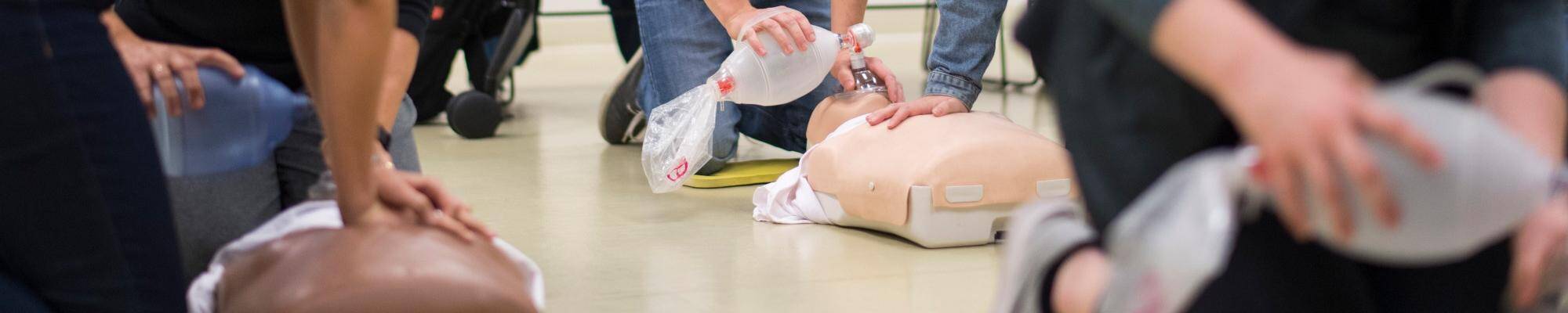 CPR on dummy